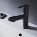 Смеситель для раковины Am.Pm X-Joy S F85B02922 без донного клапана, черный матовый
