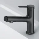 Смеситель для раковины Am.Pm X-Joy S F85B02922 без донного клапана, черный матовый