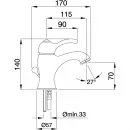 Смеситель для раковины Migliore Lem 25876