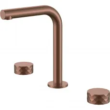 Смеситель для раковины Boheme Stick Diamond 152-BRB бронза матовая
