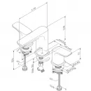 Смеситель для раковины без донного клапана Am.Pm Spirit F7008000