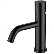 Смеситель для раковины Boheme Stick Diamond 121-BB черный матовый