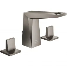 Смеситель для раковины Grohe Allure Brilliant 20626AL0 с донным клапаном, темный графит матовый