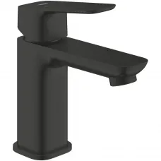 Смеситель для раковины Grohe Cubeo 1016992430 без донного клапана, черный матовый
