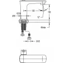 Смеситель для раковины Cezares Tesoro TESORO-F-LS-01-W0