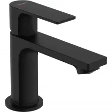 Смеситель для раковины Hansgrohe Rebris E 72553670 CoolStart, с донным клапаном, черный матовый