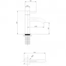 Смеситель для раковины Abber Wasser Kreis AF8110RG