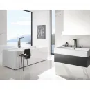 Смеситель для раковины Grohe Allure Brilliant 20627AL0 с донным клапаном, темный графит матовый