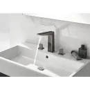 Смеситель для раковины Grohe Allure Brilliant 20627AL0 с донным клапаном, темный графит матовый