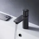 Смеситель для раковины Am.Pm X-Joy F85A02522 без донного клапана, черный матовый