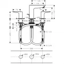 Смеситель для раковины с донным клапаном Hansgrohe Talis E 71733700