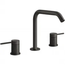 Смеситель для раковины Gessi Gessi316 54212#707 без донного клапана, черный хром матовый