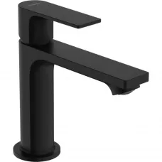 Смеситель для раковины Hansgrohe Rebris E 72557670 с донным клапаном, черный матовый