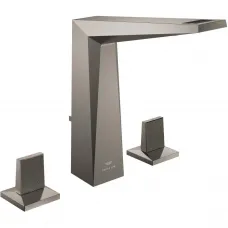 Смеситель для раковины Grohe Allure Brilliant 20667AL0 с донным клапаном, темный графит матовый
