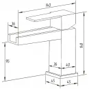 Смеситель для раковины Migliore Kvant ML.KVT-2715.CR