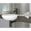 Смеситель для раковины Paini Cox 78PZ211LBL с донным клапаном, черный матовый