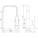Смеситель для раковины Migliore Kvant ML.KVT-2714.CR