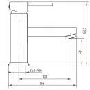 Смеситель для раковины Migliore Kvant ML.KVT-2713.CR