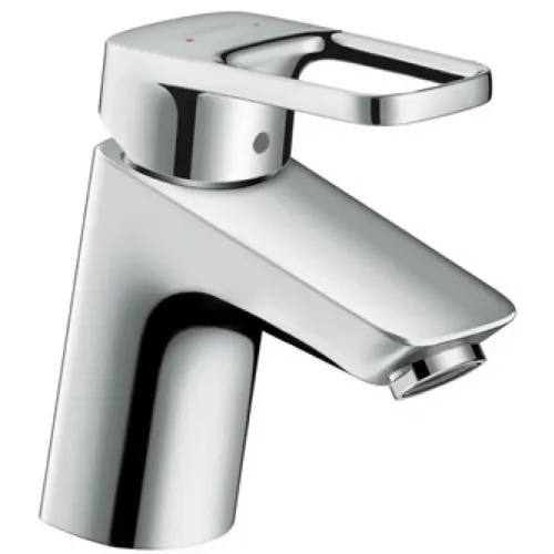 Смеситель для раковины 70 с донным клапаном Hansgrohe Logis Loop 71150000