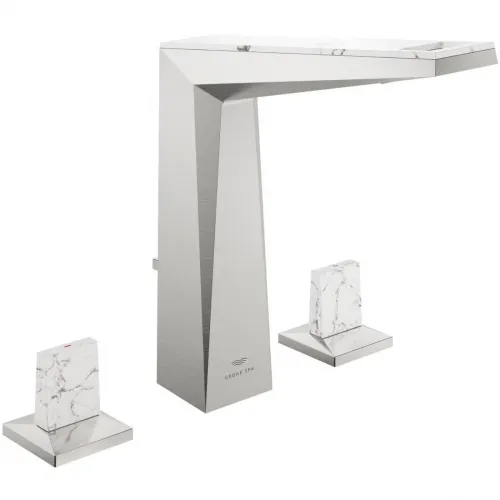 Смеситель для раковины Grohe Allure Brilliant 20668DC0 с донным клапаном, суперсталь