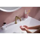 Смеситель для раковины Hansgrohe Tecturis S 73320140 CoolStart, с донным клапаном, бронза
