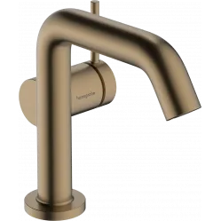 Смеситель для раковины Hansgrohe Tecturis S 73320140 CoolStart, с донным клапаном, бронза