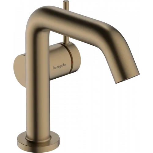 Смеситель для раковины Hansgrohe Tecturis S 73320140 CoolStart, с донным клапаном, бронза