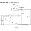 Смеситель для раковины без донного клапана Remer X Style X12A