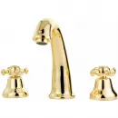 Смеситель для раковины Migliore Prestige 31613 с донным клапаном, золотой