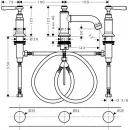 Смеситель для раковины с донным клапаном Axor Montreux 16535000