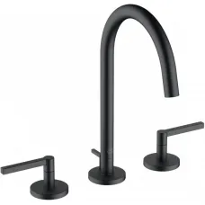 Смеситель для раковины Kludi Nova Fonte Puristic 201433915 с донным клапаном, черный матовый