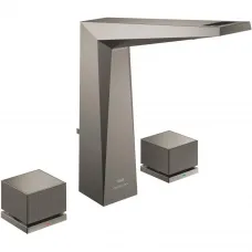 Смеситель для раковины Grohe Allure Brilliant 20670AL0 с донным клапаном, темный графит матовый