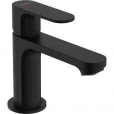 Смеситель для раковины Hansgrohe Rebris S 72584670 CoolStart, с донным клапаном, черный матовый