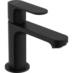 Смеситель для раковины Hansgrohe Rebris S 72584670 CoolStart, с донным клапаном, черный матовый