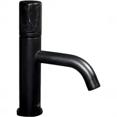 Смеситель для раковины Boheme Stick Mramor 121-B-MR-B черный матовый
