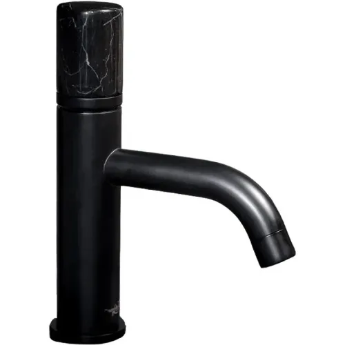 Смеситель для раковины Boheme Stick Mramor 121-B-MR-B черный матовый
