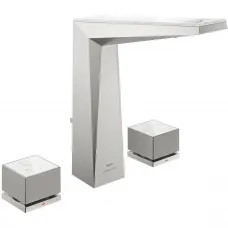 Смеситель для раковины Grohe Allure Brilliant 20671DC0 с донным клапаном, суперсталь