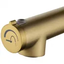 Смеситель для раковины Wonzon & Woghand WW-H1017-BG с функцией полоскания, золотой матовый