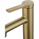 Смеситель для раковины Wonzon & Woghand WW-H1017-BG с функцией полоскания, золотой матовый