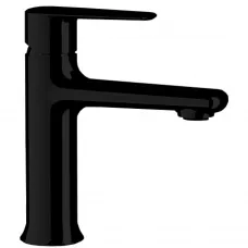 Смеситель для раковины Remer Vanity V11NO без донного клапана, черный матовый