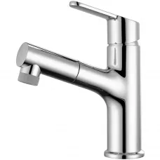 Смеситель для раковины Arrow AG4129CP с выдвижным изливом, без донного клапана, хром