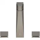 Смеситель для раковины Grohe Allure Brilliant 20672AL0 с донным клапаном, темный графит матовый