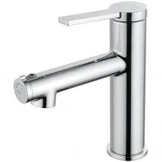 Смеситель для раковины Wonzon & Woghand WW-H1017-CR с функцией полоскания, хром