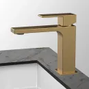 Смеситель для раковины без донного клапана Vincea Cube VBF-1C01BG