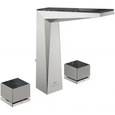 Смеситель для раковины Grohe Allure Brilliant 20672DC0 с донным клапаном, суперсталь