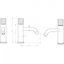 Смеситель для раковины Boheme Stick Diamond 121-CRG