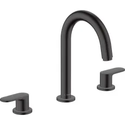 Смеситель для раковины Hansgrohe Vernis Blend 71553670 с донным клапаном, черный матовый