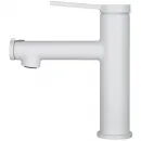 Смеситель для раковины Wonzon & Woghand WW-H1017-MW с функцией полоскания, белый матовый