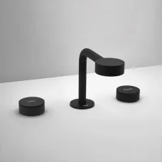 Смеситель для раковины Cisal Slim SM00102040 без донного клапана, черный матовый