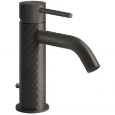 Смеситель для раковины Gessi Gessi316 54101#707 с донным клапаном, черный хром матовый